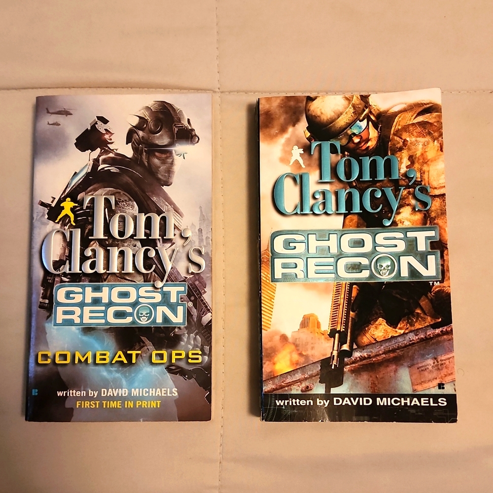 Tom Clancy's Ghost Recon & Tom Clancy's Ghost Recon Combat OPS - book bundle